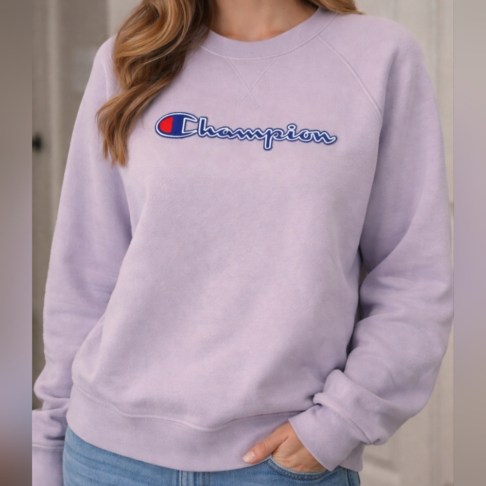 Women Champion Sweater Purple Medium